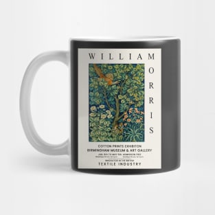 William Morris Exhibition Poster Design Cock Pheasant Pattern Mug